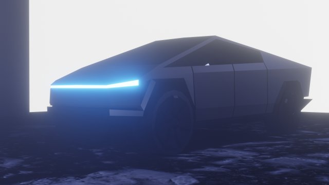 tesla cybertruck Model 3D .c4d .max .obj .3ds .fbx .stl .blend 