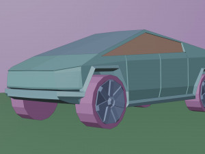 tesla cybertruck Model 3D