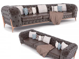 bankmetgenageldleer 3D Model