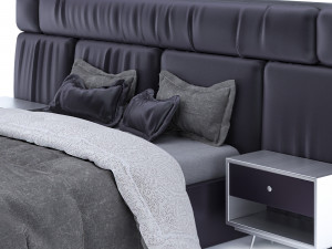 modernbed Modelo 3D