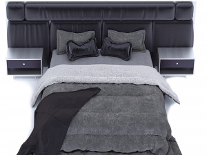 modernbed Modelo 3D