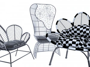 woodengardenchair 3D Model