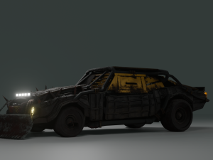 chevrolet camaro 1969 post apocalypse edition Modelo 3D