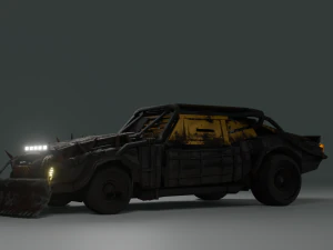 chevrolet camaro 1969 post apocalypse edition 3D Модель