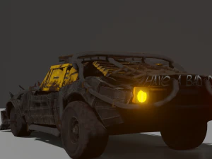 chevrolet camaro 1969 post apocalypse edition 3D Model