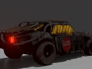 chevrolet camaro 1969 post apocalypse edition 3D Model