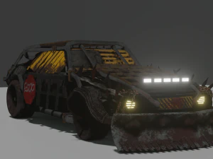 chevrolet camaro 1969 post apocalypse edition 3D Model