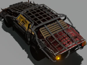 chevrolet camaro 1969 post apocalypse edition 3D Model