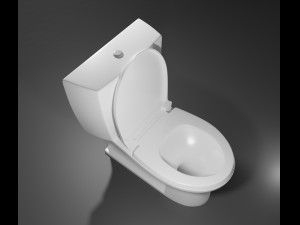 3d bathroom set toilet bidet sink Modello 3D