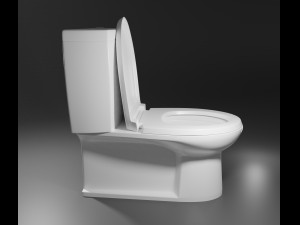 3d bathroom set toilet bidet sink Modello 3D