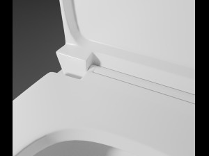 3d bathroom set toilet bidet sink Modello 3D