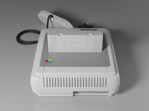 super nintendo entertainment system snes pal Modelo 3D