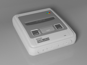 super nintendo entertainment system snes pal Modelo 3D