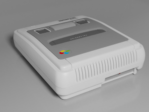 super nintendo entertainment system snes pal Modelo 3D