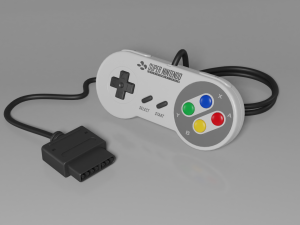 super nintendo entertainment system snes pal Modelo 3D
