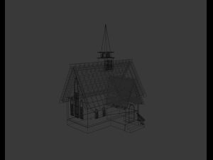 house like chirch 3D Model
