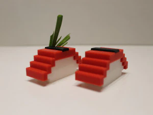 modular nigiri with seaweed sushi 3D Print Model