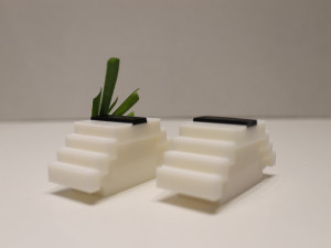 modular nigiri with seaweed sushi 3D Baskı Modeli