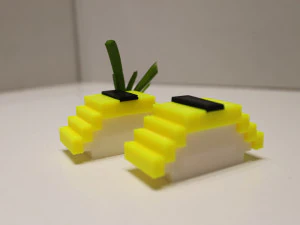 modular nigiri with seaweed sushi 3D Print Model