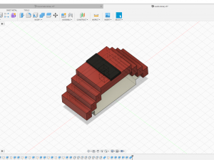 modular nigiri with seaweed sushi 3D Baskı Modeli