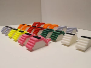 modular nigiri with seaweed sushi 3D Print Model
