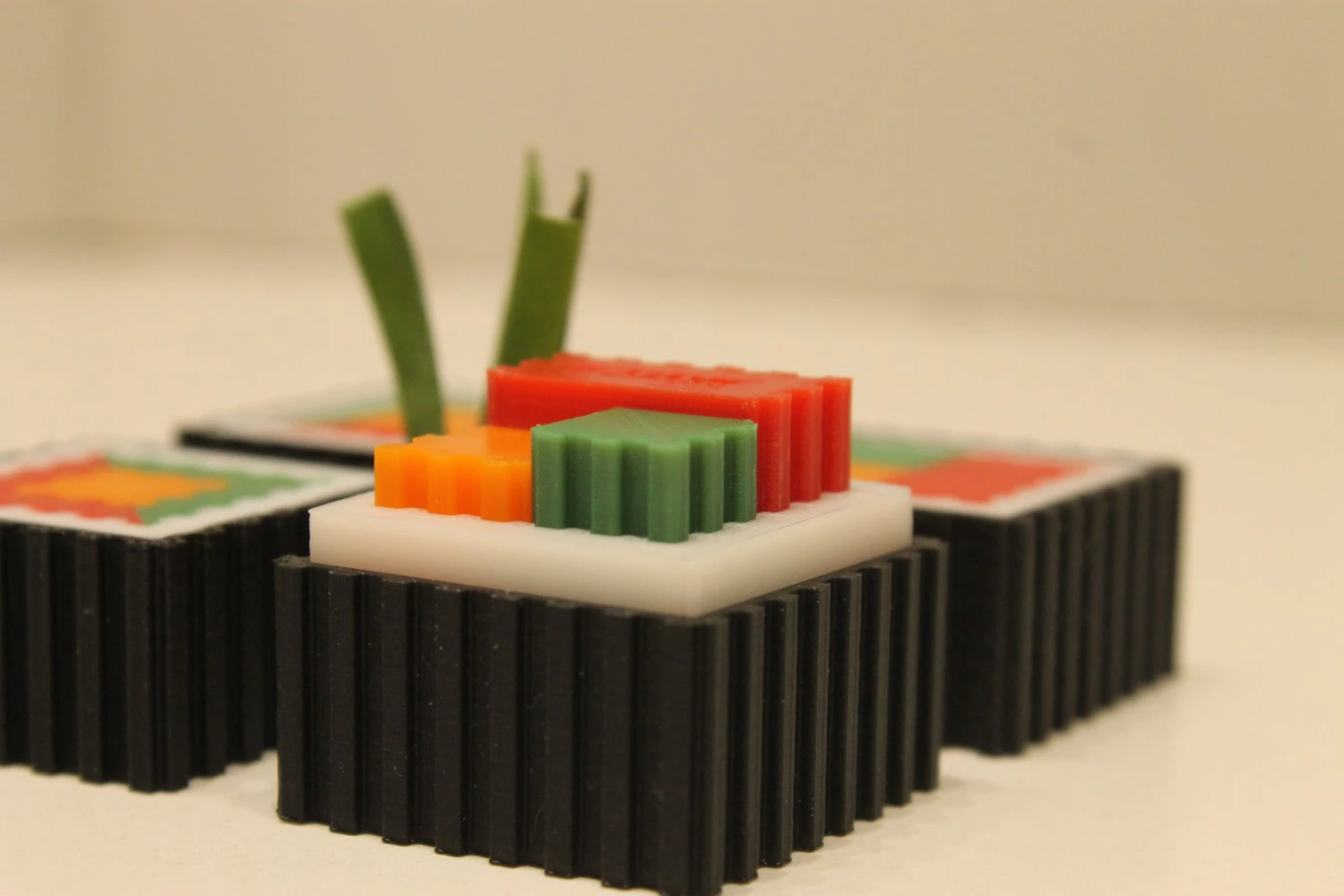 modular futomaki sushi 3D Print Model .c4d .max .obj .3ds .fbx .stl .blend 