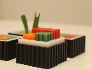modular futomaki sushi 3D Print Model