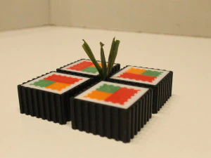modular futomaki sushi 3D Print Model