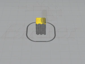 modular futomaki sushi 3D Print Model