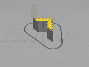 modular futomaki sushi Model Cetak 3D