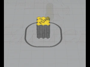 modular futomaki sushi 3D Print Model