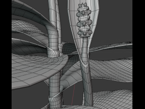 spatifillum plant Modelo 3D