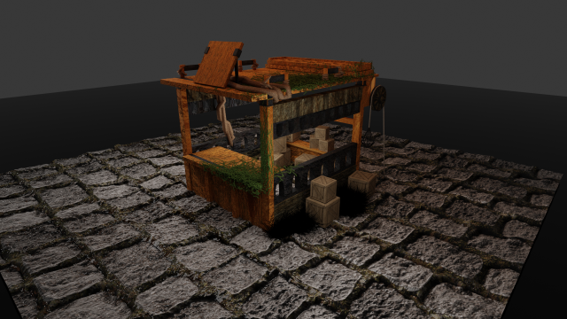 house medival 3D Model .c4d .max .obj .3ds .fbx .stl .blend 
