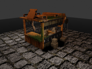 house medival 3D-Modell