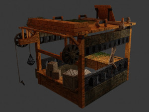 house medival 3D Model