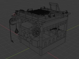 house medival 3D Model