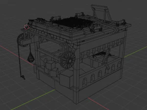 house medival 3D Model