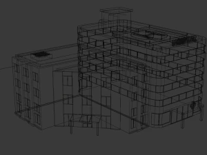 house hospital 3D Model
