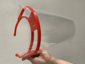 visera para pantalla protectora covid19 3D Model
