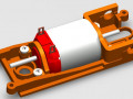 Slot car fc130 motor mount Offset 05mm Modelo de Impressão 3D