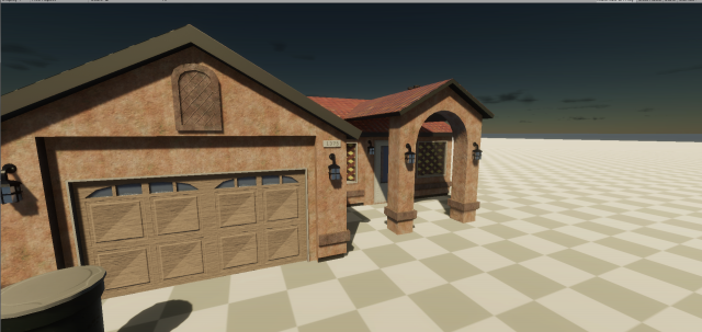 american family house 3D 模型 .c4d .max .obj .3ds .fbx .stl .blend 