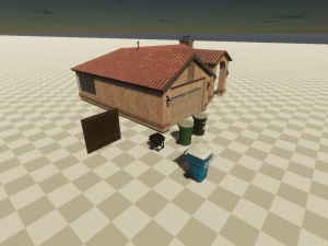 american family house 3D 模型