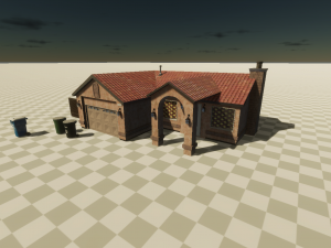 american family house 3D 模型