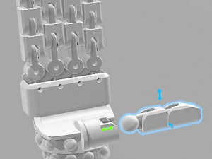 motuc fisto poseable hand 3D Принт Модель