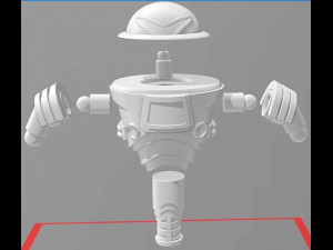 motu skeletor hover robot v1 Modello di stampa 3D