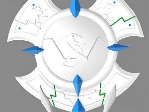 motu 200x snake shield for snake armor he-man 3D Print Model