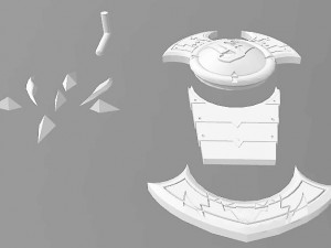 motu 200x snake shield for snake armor he-man 3D Print Model