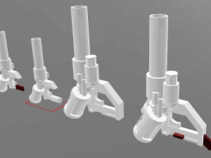 transformers optimus prime rotf blaster for leader mpm04 and voyager 3D Print Model