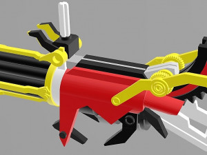 transformers prime beast hunters optimus prime gatling Modèles 3D en vedette