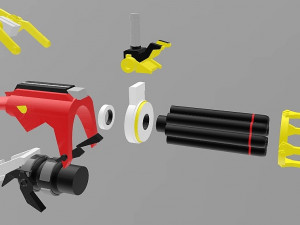 transformers prime beast hunters optimus prime gatling Modèles 3D en vedette